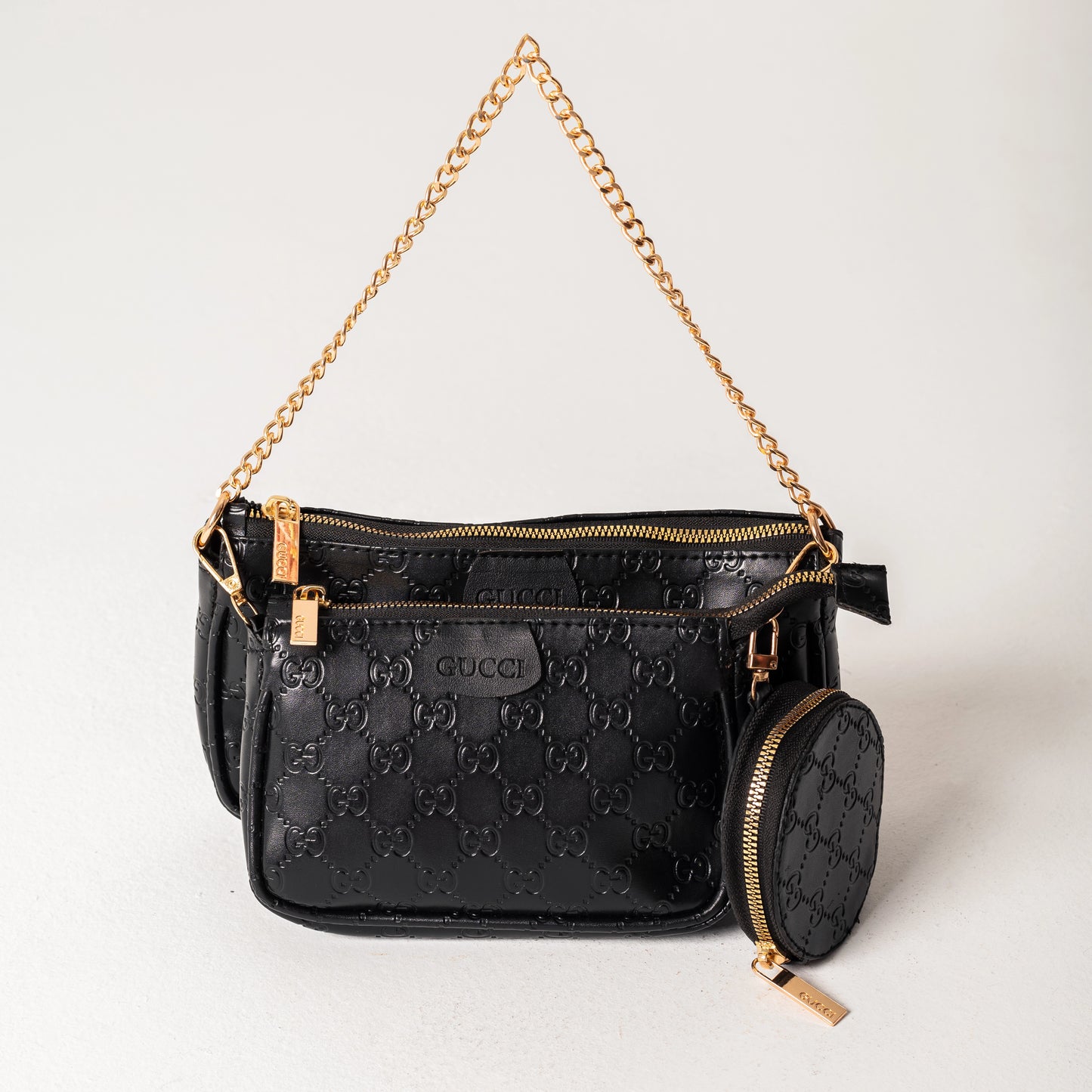 Gucci Pouchette 3-Piece Bag | Black