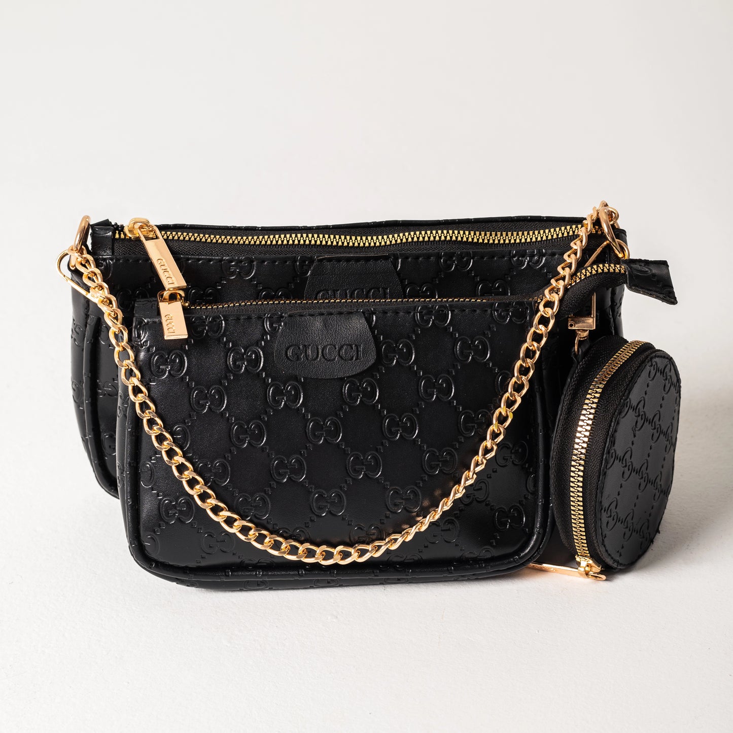 Gucci Pouchette 3-Piece Bag | Black