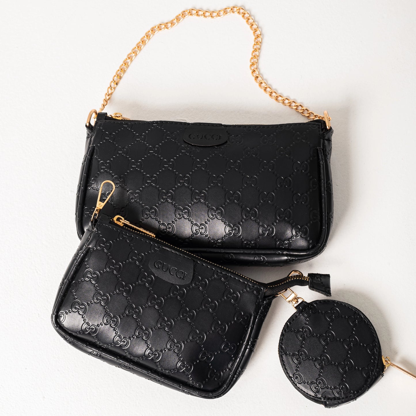 Gucci Pouchette 3-Piece Bag | Black
