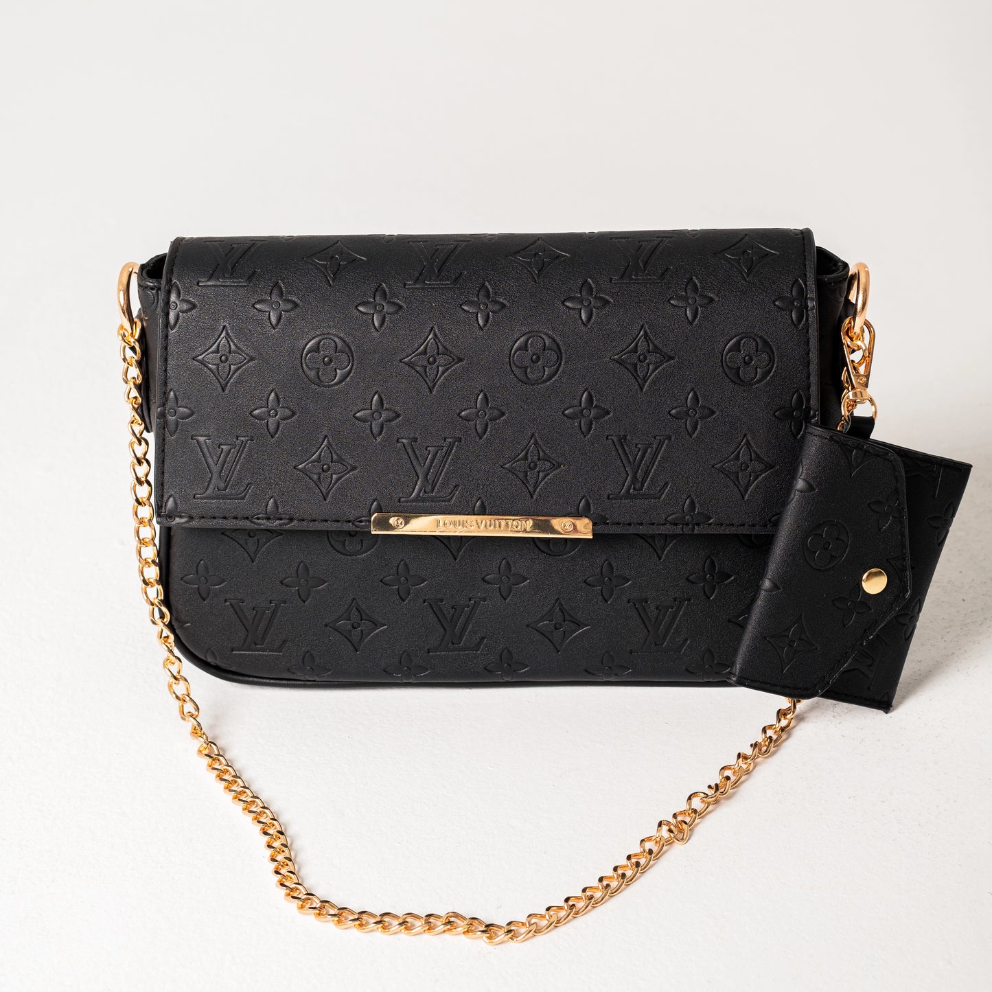 Louis Vuitton Pochette Monogram Empreinte | Black