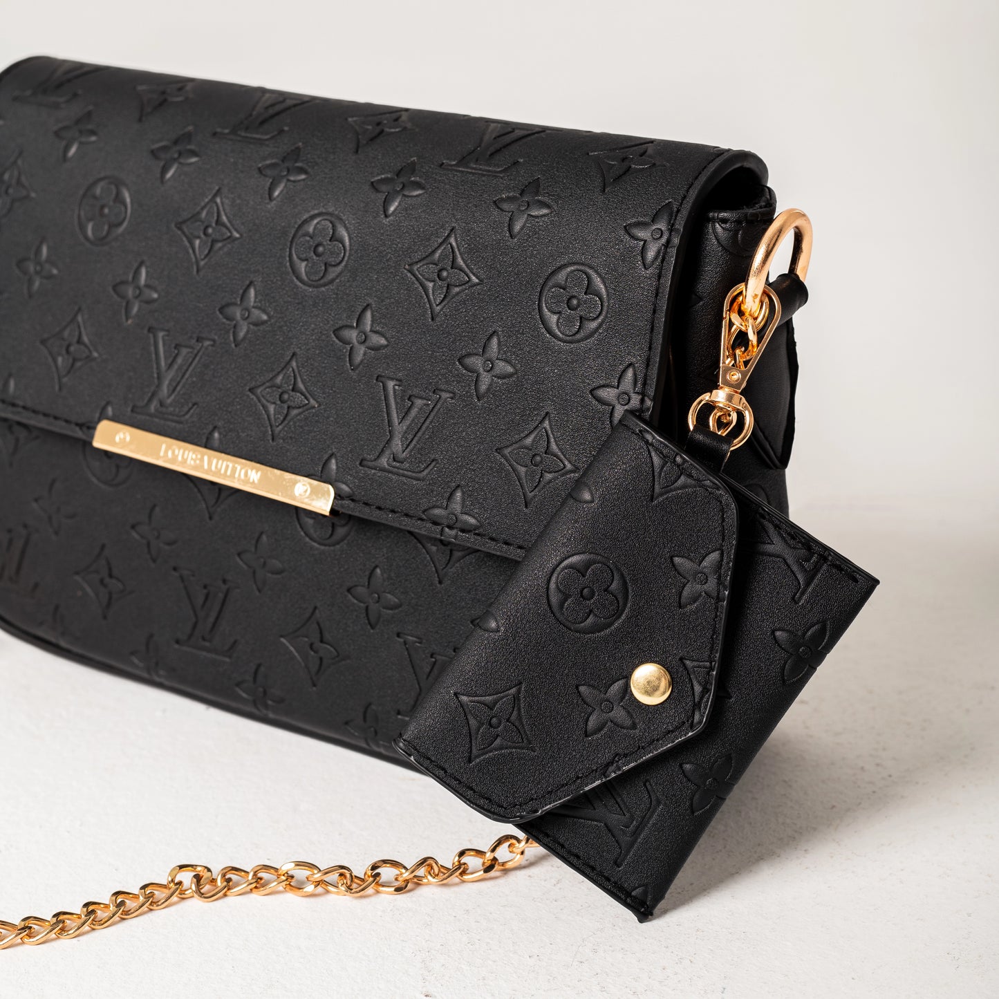 Louis Vuitton Pochette Monogram Empreinte | Black