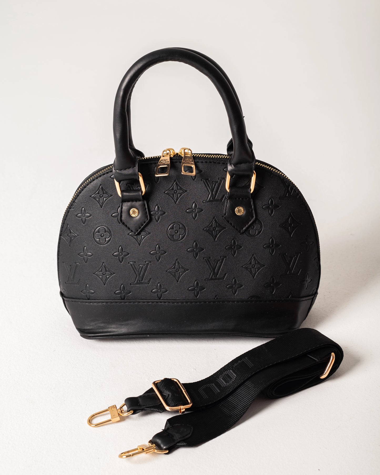 Louis Vuitton Alma BB Top Hand Bag | Black