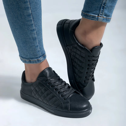 Embella Flex Elegance Flat Sneakers | Black