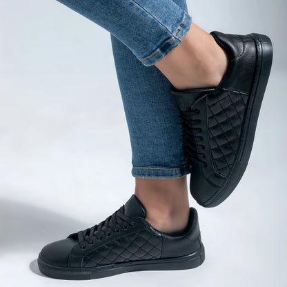 Embella Flex Elegance Flat Sneakers | Black