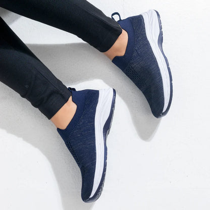 Stretch Glam Slip on Sneakers | Navy