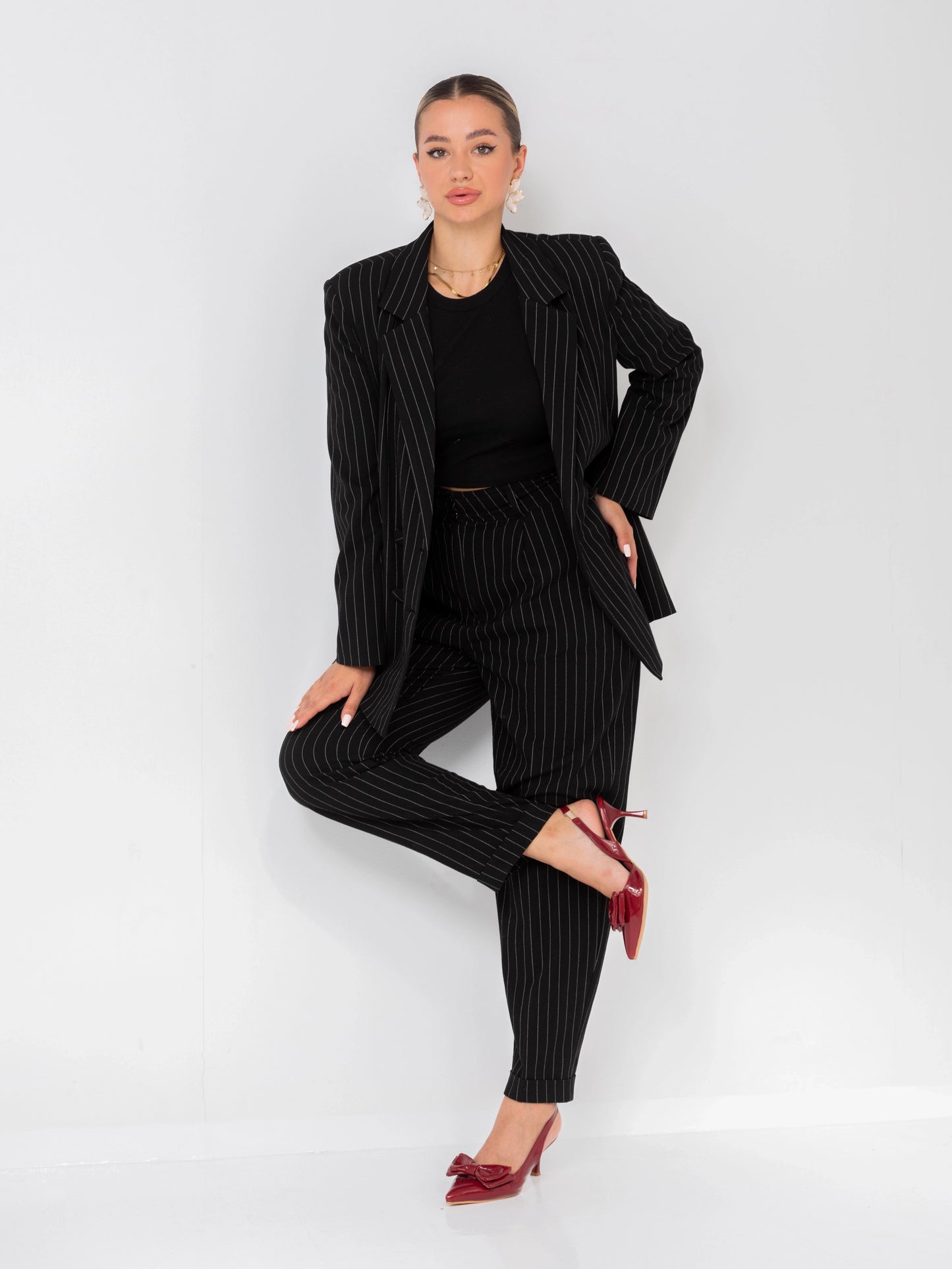 Scarlet Charm Bow Heels | Burgundy