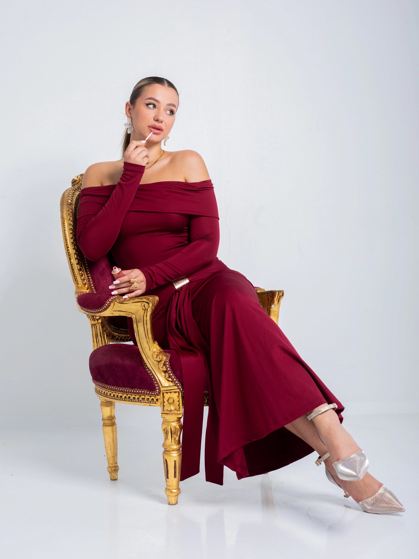 Glimmera women's Heels | Metallic Rose Gold