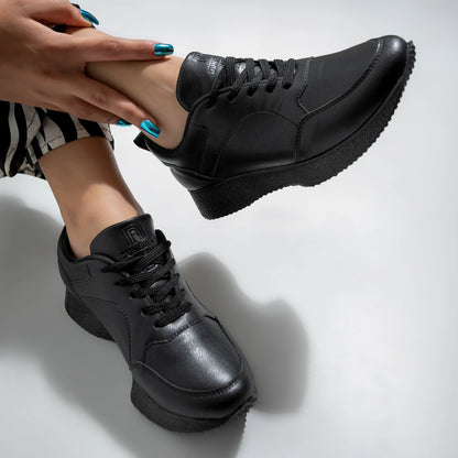 Ivory Heights Sneakers | Black