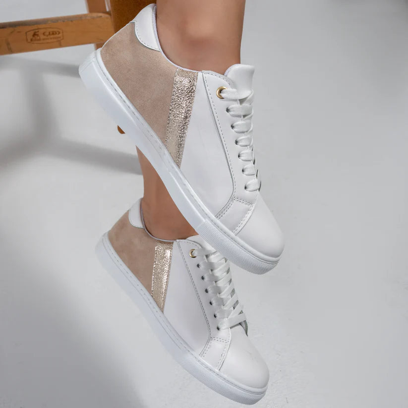 Glam Venture Vogue Sneakers | Beige