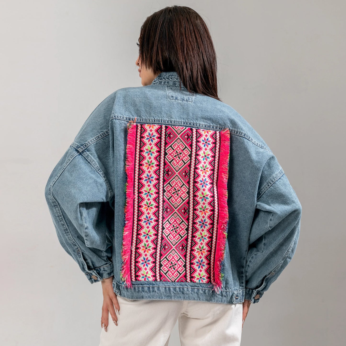 Indigo Boho Breeze Denim Women's Jacket