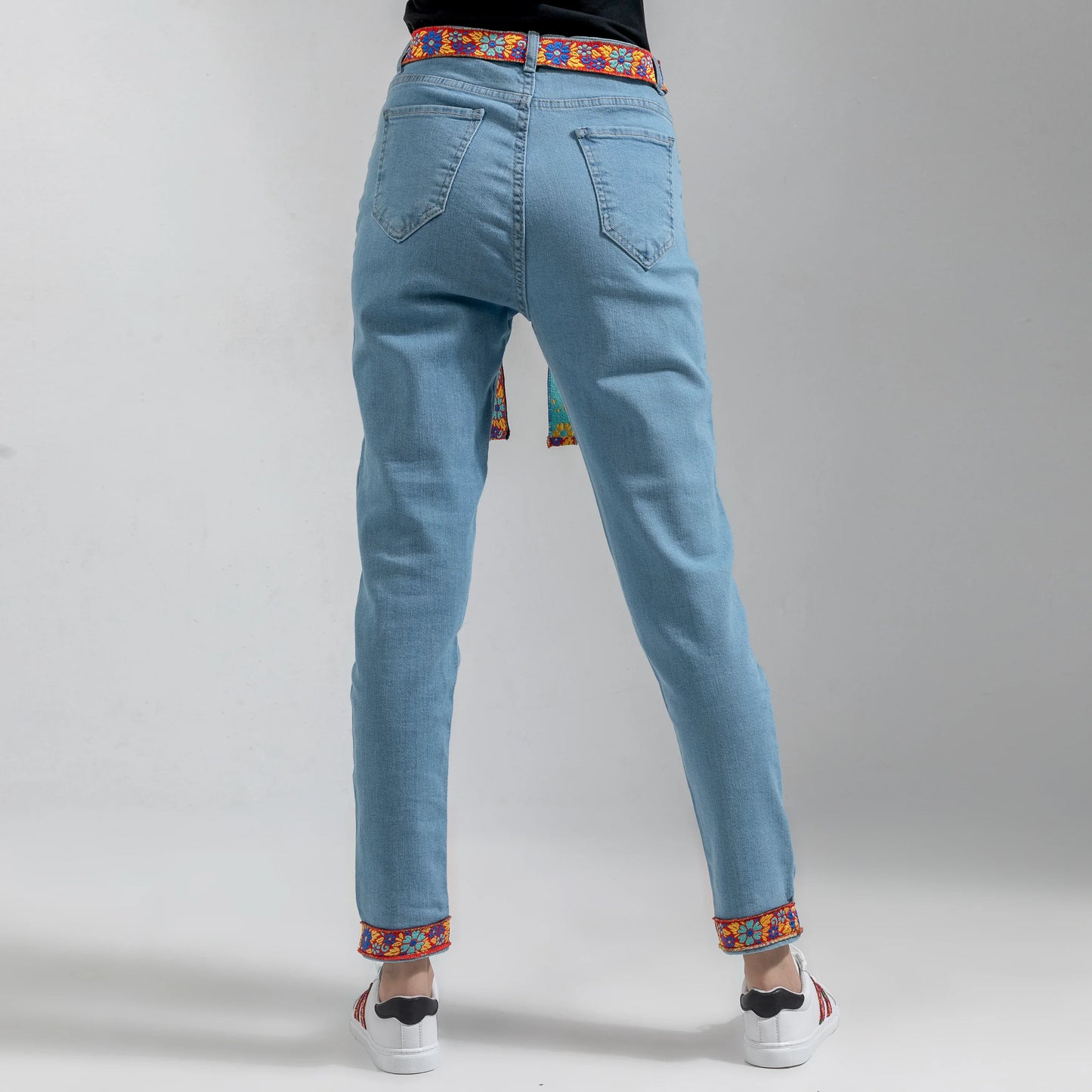 Boho Chic Skinny Denim Women's Pant