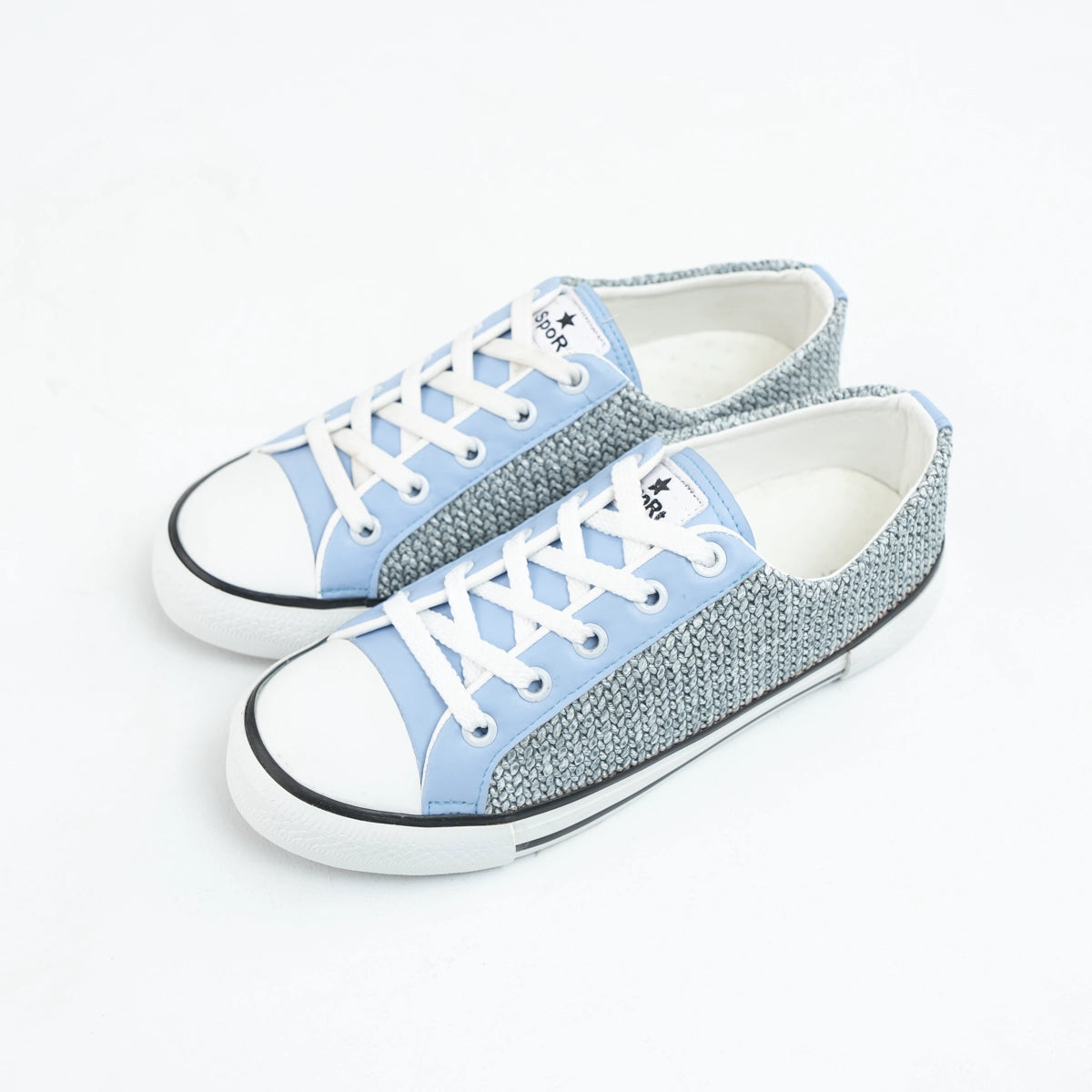 Converse Burlap women's Shoes | Baby Blue