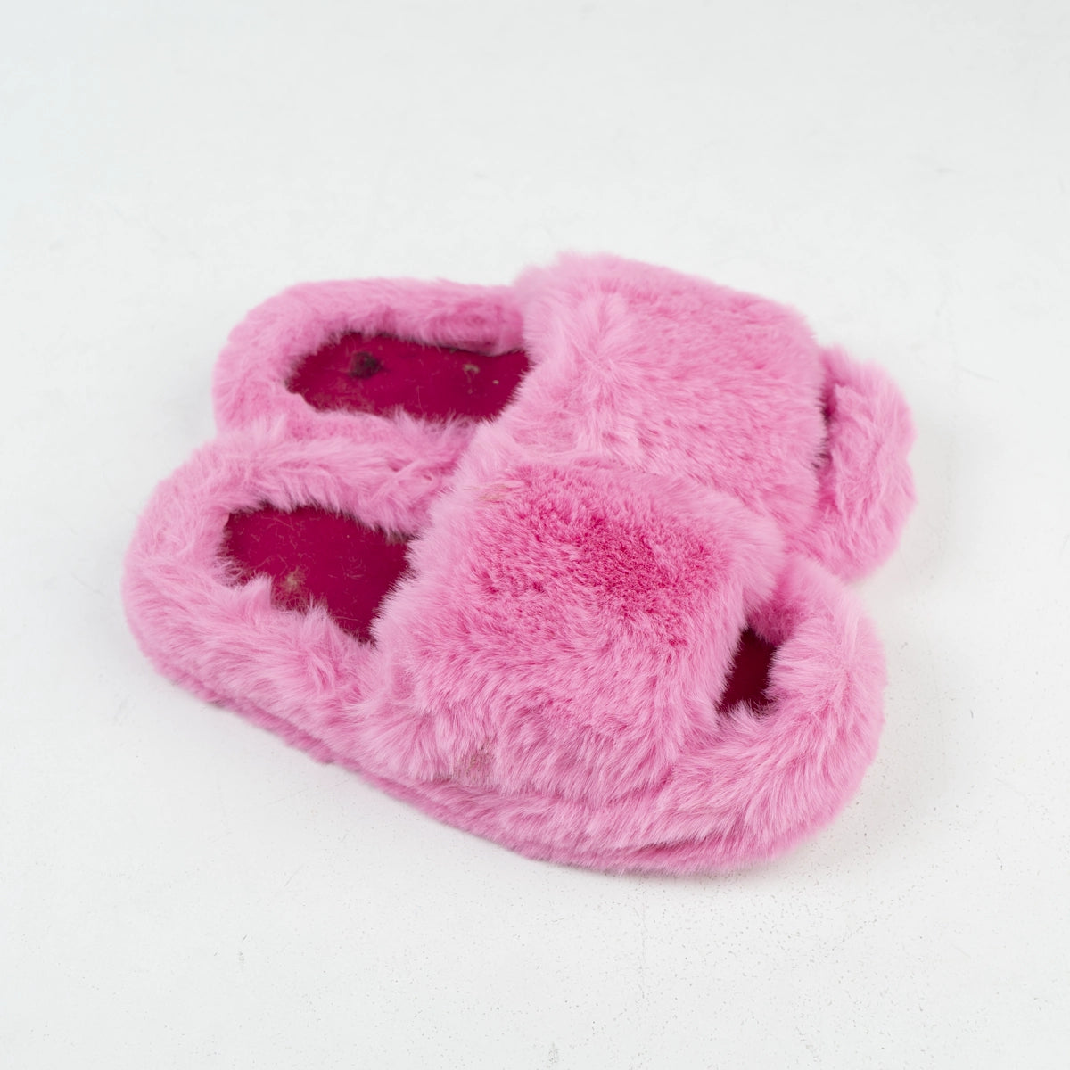 Fluffy Furry women's Slippers | Barbie Pink