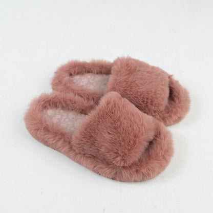 Fluffy Furry women's Slippers | Cashmere