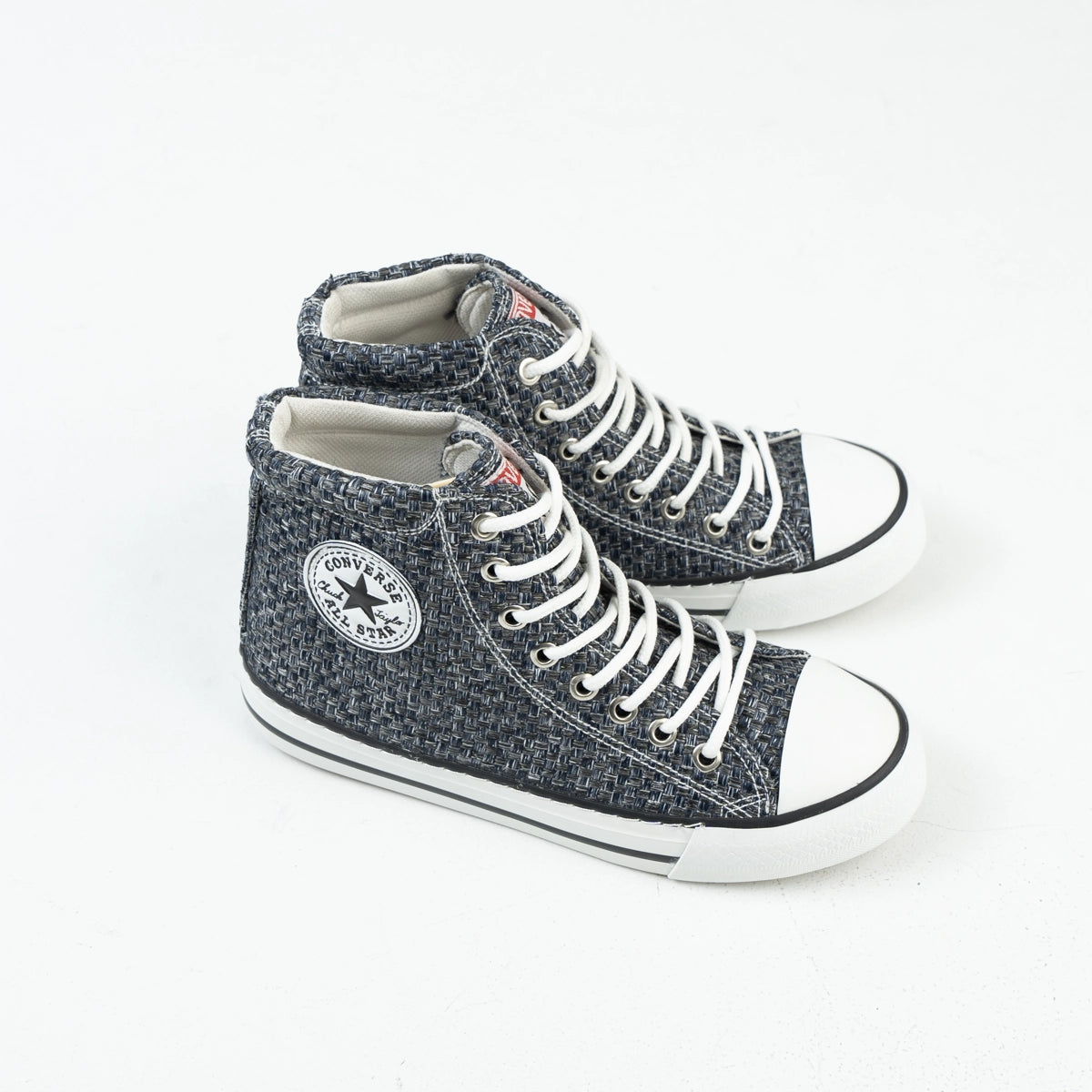 Women's Converse High Top All Star | textured blue