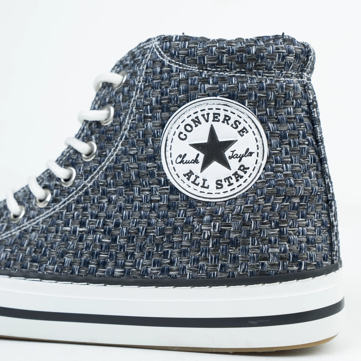 Women's Converse High Top All Star | textured blue