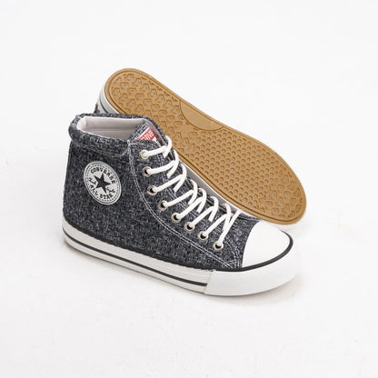 Women's Converse High Top All Star | textured blue