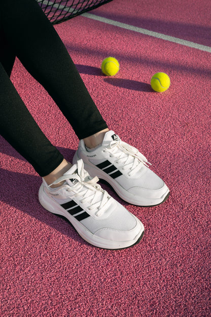 StrideMax Women's Running Shoes | White