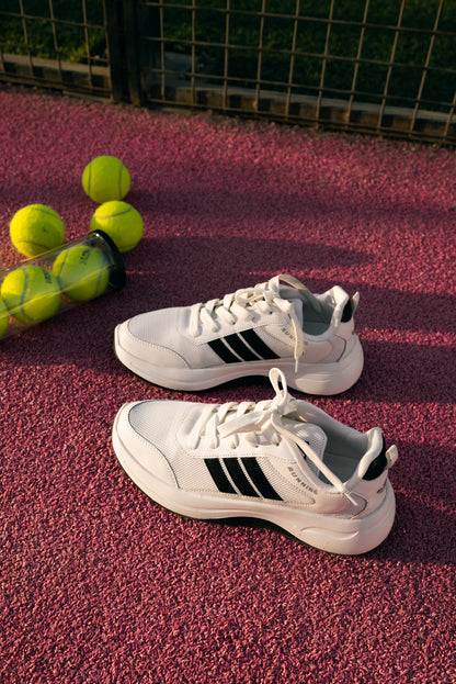 StrideMax Women's Running Shoes | White
