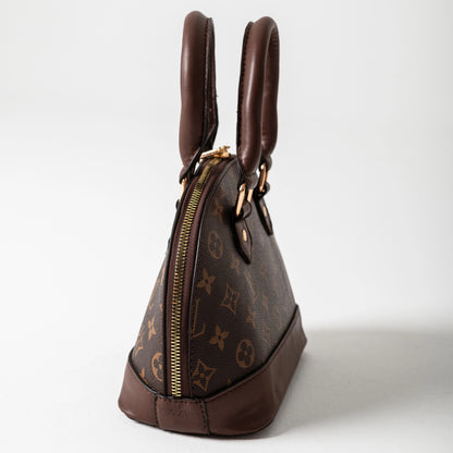 Louis Vuitton Alma BB Top Hand Bag | Brown