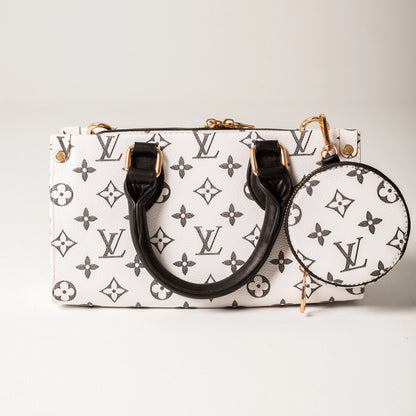 Louis Vuitton two-piece crossbody bag | White