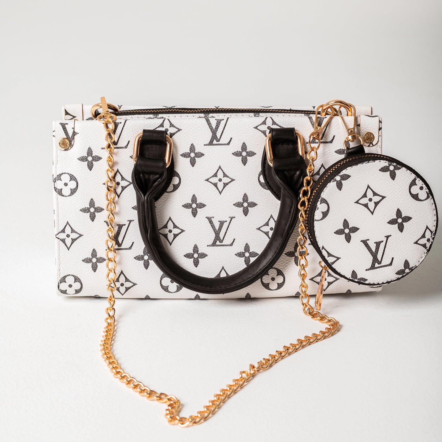 Louis Vuitton two-piece crossbody bag | White