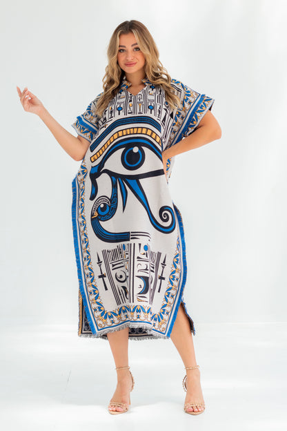 ELVA Eye of Horus Kaftan Dress