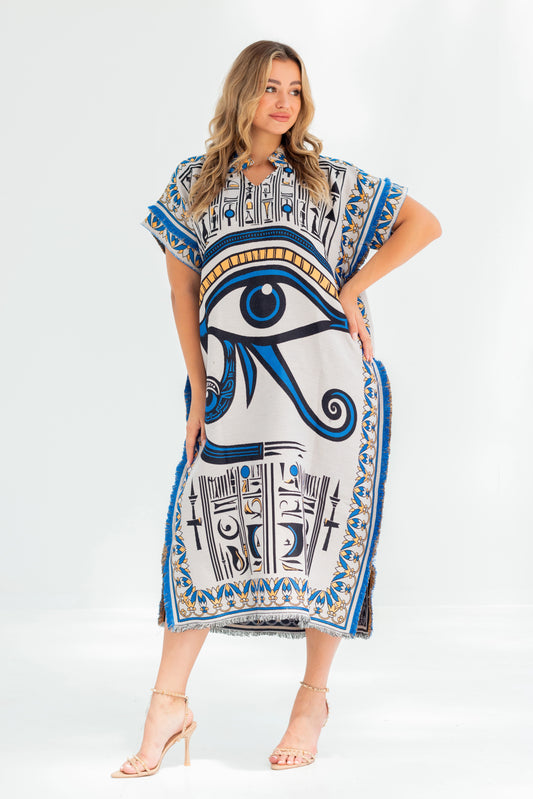 ELVA Eye of Horus Kaftan Dress